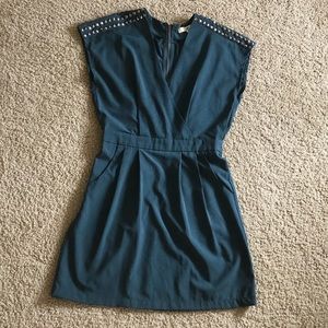 2/$10 🌷 Teal Party Dress with Studded Sleeves